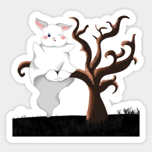 Ghost Tree Bunniesmee Sticker